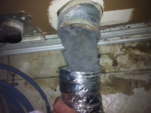 Plugged dryer vent can cause Lint build up can lead to a burning smell from inside dryer