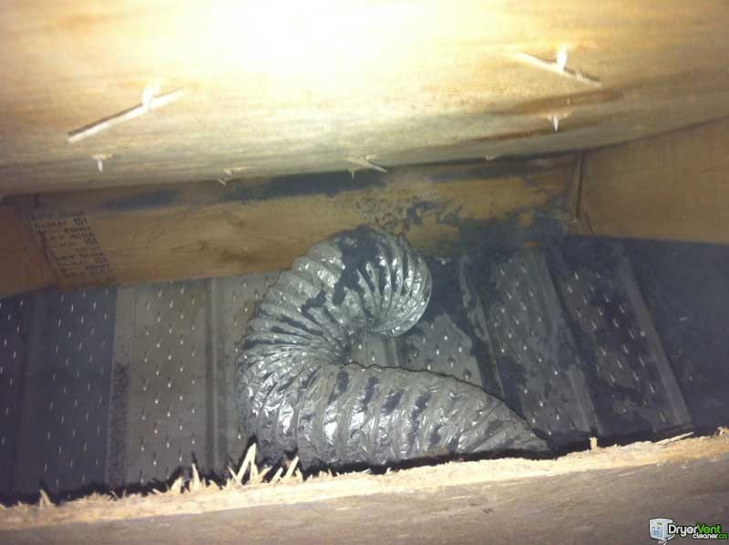 dryer venting in attic